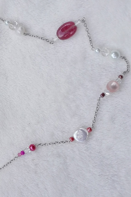 C0061 - Détails Perles en verre, perle en nacre, Swarovsky
