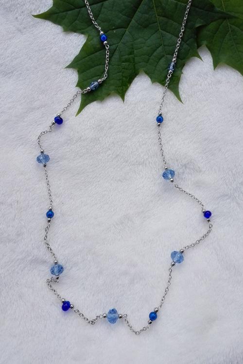 C0059 sautoir bleu swarovsky 2
